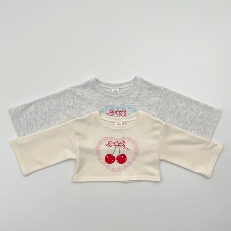 haroharo/30. cherry crop T-shirt 2XL-4XL
