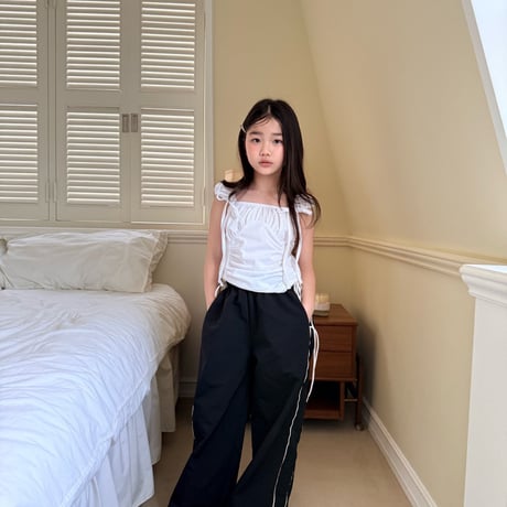comma/42. shirring T-shirt 160-170