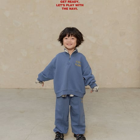 navi/50. happy half zipup man-to-man 2XL-JL