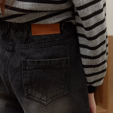 sm2/18. wide denim pants 9-17