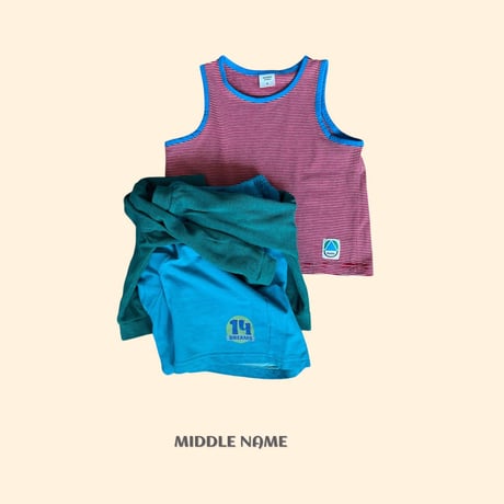 middlename/26. rappa two color T sleeveless JS-JM