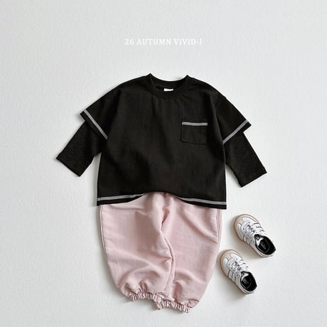 vividi/15. line label baslack jogger XS-XL