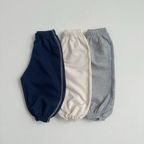 minirobe/17. Contrast Trim Jogger Pants  S-XL