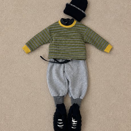 erinj/9. maru two color T-shirt JS-JXL