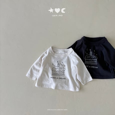 lalaland/56. b happy raglan T-shirt 6M-18M