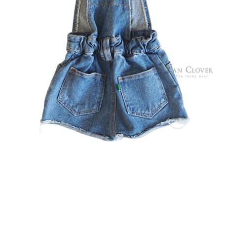 zanclover/111. off denim overalls 13-19