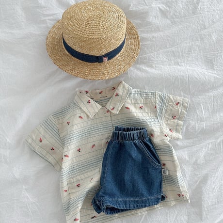 minirobe/26.  multi Short-sleeve Shirt  S-XL