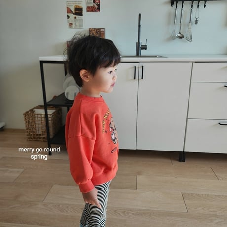 merrygoround/38. friend man-to-man XS-2XL