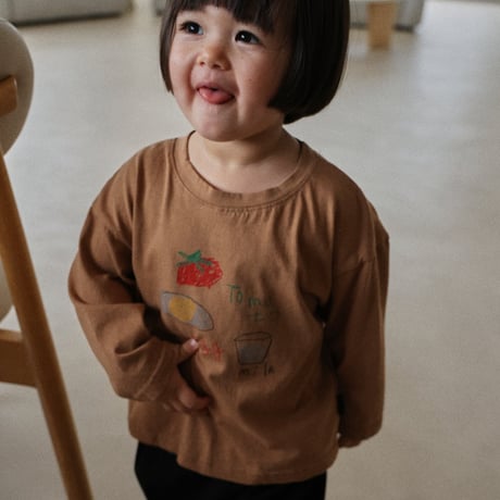 normalplay/16. egg half t T-shirt 12M-L