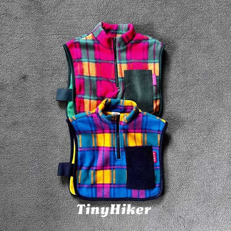 tinyhiker/14. Posh check vest S-XL