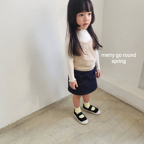 merrygoround/14. ribbon mini skirt XS-2XL