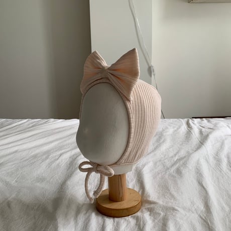 bebeholic/48. may ribbon bonnet FREE