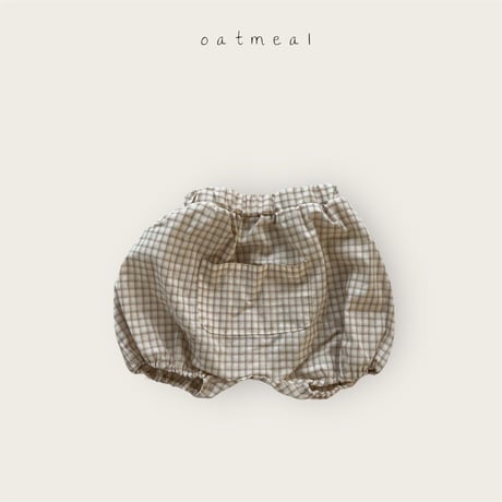 oatmeal/24. bebe kangaroo bloomer  S-M