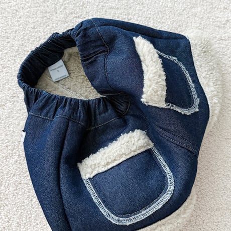 urbanrabbit/17. Shearling Denim Shorts JS-JM