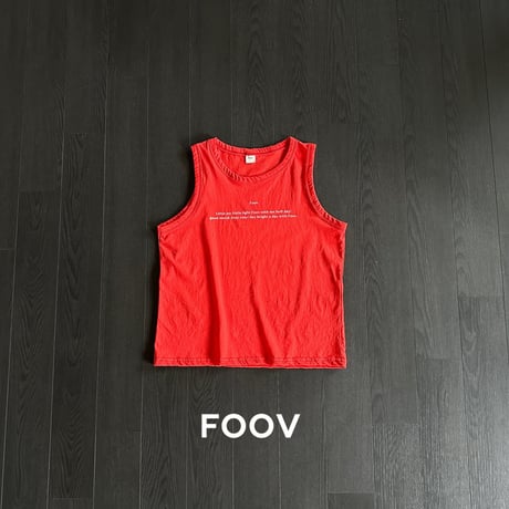 foov/12. lettering T sleeveless JS-JM
