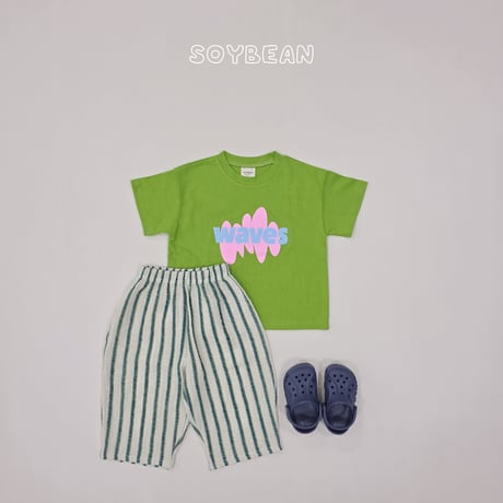 soybean/129. plan ) wave box T-shirt XS-XL