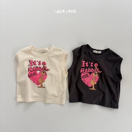 lalaland/23. love rabbit sleeveless XS-XL
