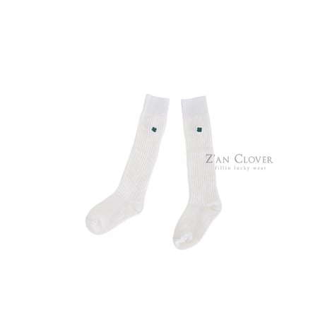 zanclover/3. clover over knee socks M(160-180)-XL(220-240)