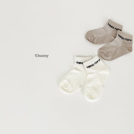 vbunny/19. puffy socks set S(130-150)-L(180-210)