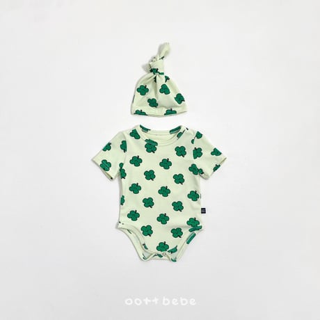 oottbebe/46. happy friends suit bonnet set S(0-6M)-M(6-12M)