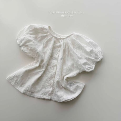 melikey/136. shirring blouse XS-XL