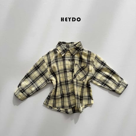 heydo/21. fade check shirt S-XL