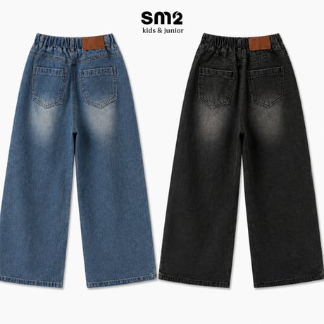 sm2/18. wide denim pants 9-17