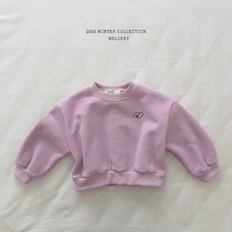 melikey/23. ribbon fril man-to-man XS-XL