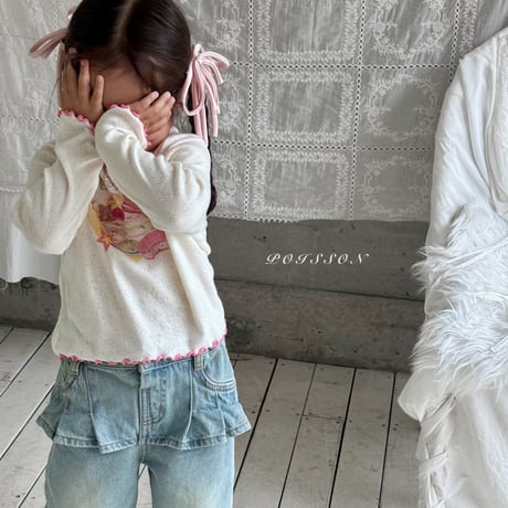 poisson/57. plitch denim skirt JS-JM