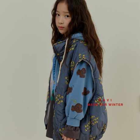 navi/28. pooch hood zipup 2XL-JL