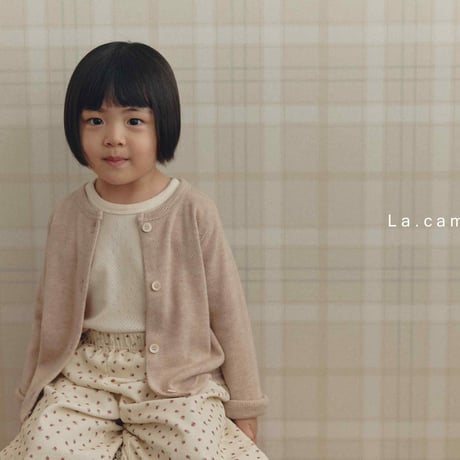 lacamel/5. poa eyelet cardigan XS-XL