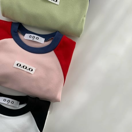 ooo/19. star star raglan T-shirt XS-XL