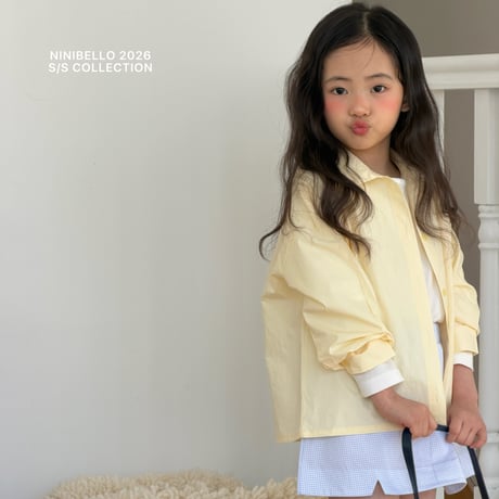 ninibello/47. vanilla cotton shirt XS-XL