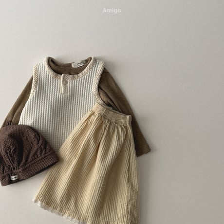 amigo/35. shushu shirring skirt XS-XL