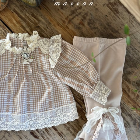 marron/32. big tori star blouse XS-L