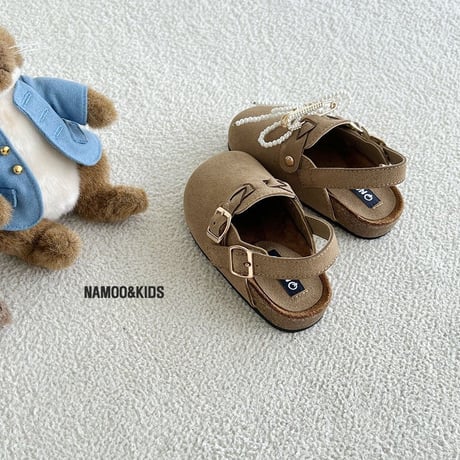 namoo/15. Madison Suede Slides (Detachable Decoration) 140-210