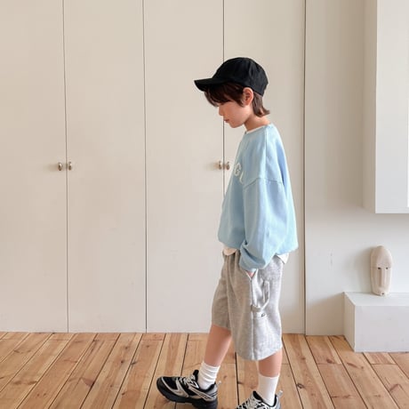 fromi/28. sandy ego embroidery man-to-man JS-JL