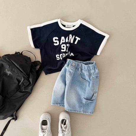 heydo/27. saint two color T-shirt S-XL