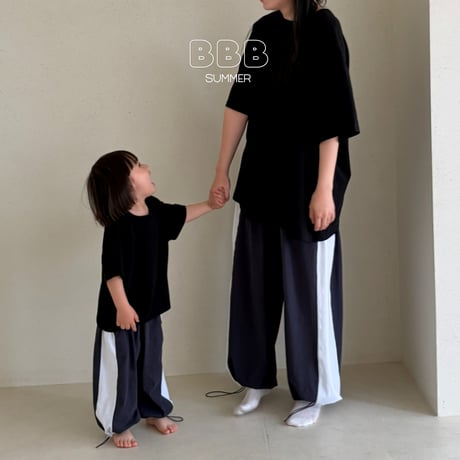 bellabambina/1. adult basic plain T-shirt ADULT