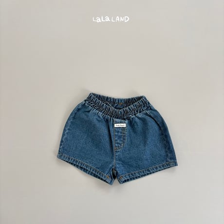 lalaland/14. point denim half pants XS-XL