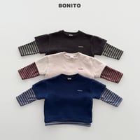 bonito/20. gimo half t rayerd T-shirt JS-JM