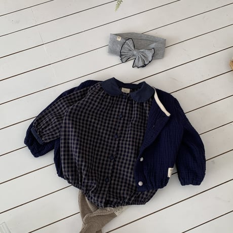 bebeholic/37. temu check suit S-L