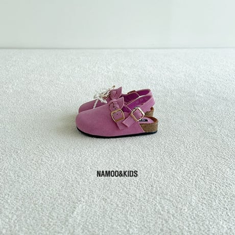 namoo/15. Madison Suede Slides (Detachable Decoration) 140-210