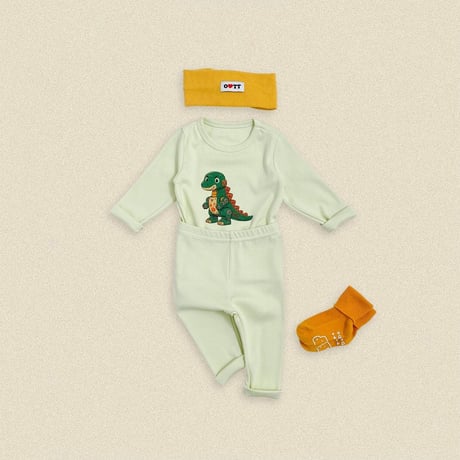 oottbebe/12. dinosaur inner wear XS(0-1Y)-XL(4-5Y)