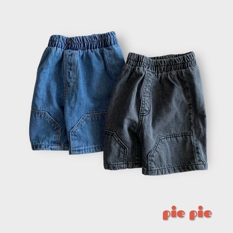 pie/24. pocket denim half pants XS-XL