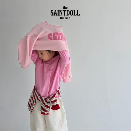 saintdoll/22. daily embroidery T-shirt JL