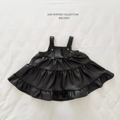 melikey/88. chic ledder kangkang one-piece JS-JM