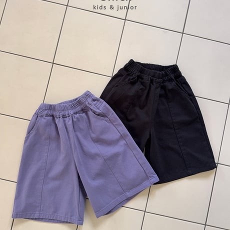 owen/35. pin tuck bermuda pants S-XL