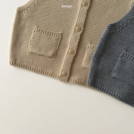 amigo/40. knit vest XS-XL