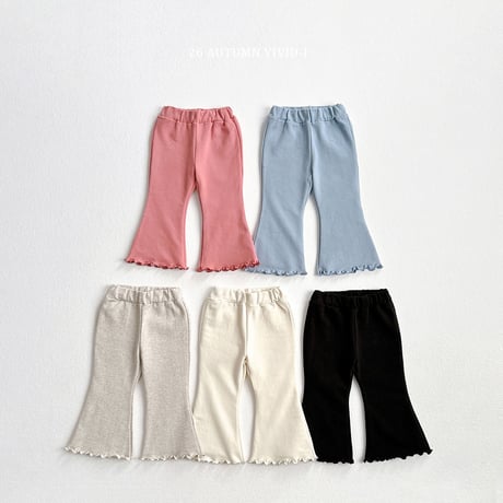 vividi/52. plain span nalrari pants JS-JM